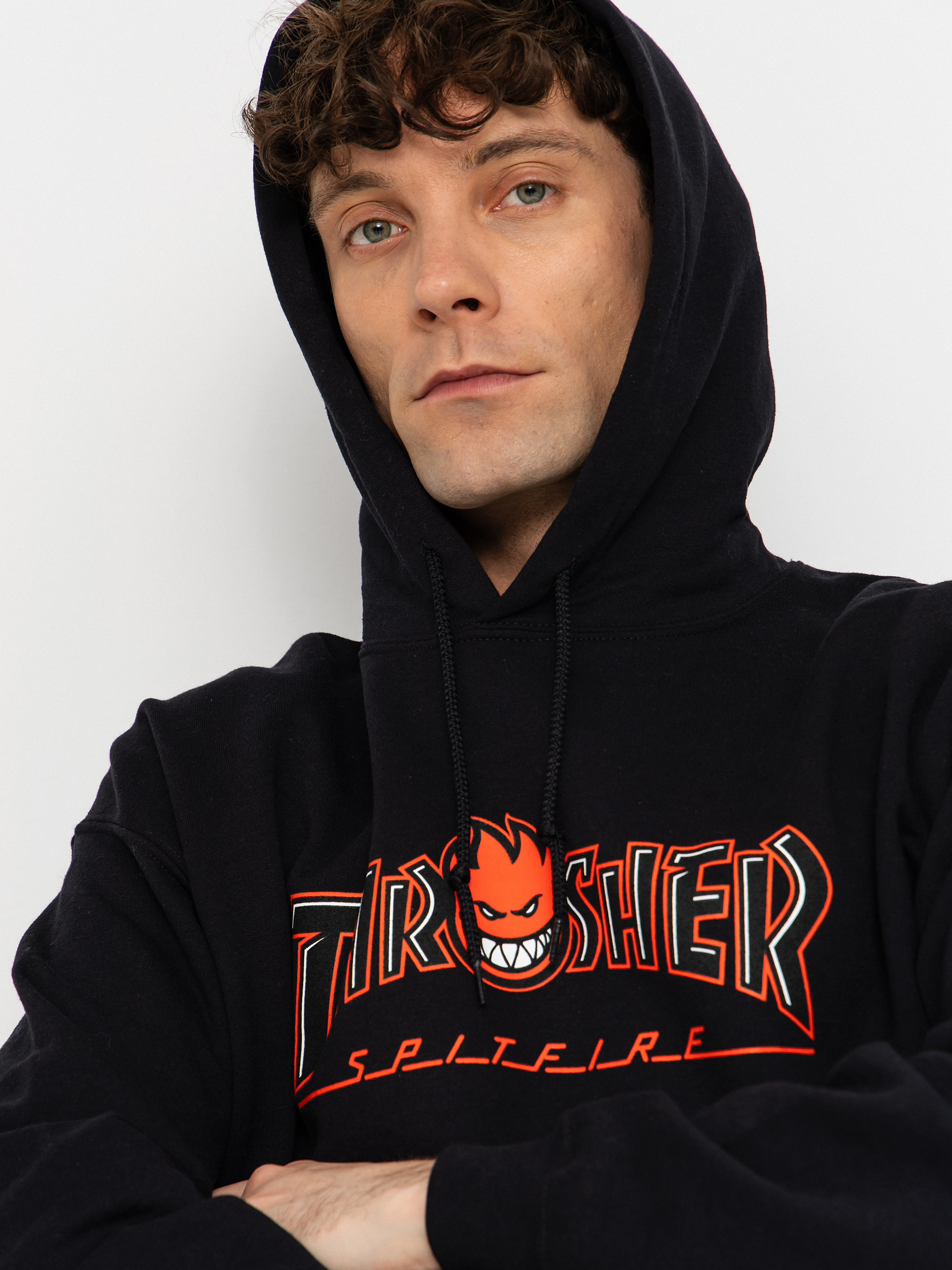 Thrasher x Spitfire - Big Head Outline
