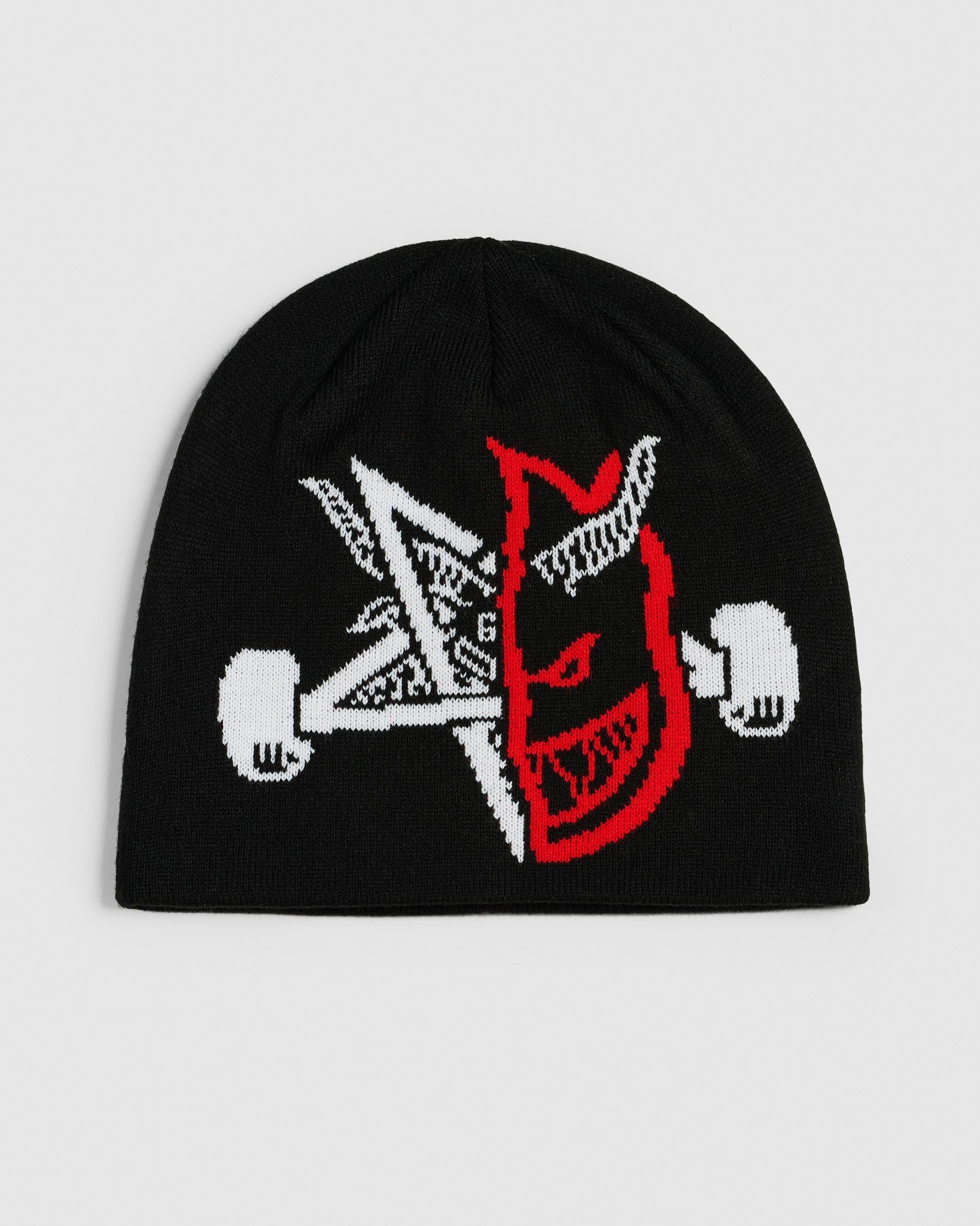 Thrasher – Beanie Thrasher X Spitfire Thrash & Burn Skully Black