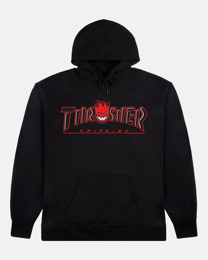 Thrasher x Spitfire - Big Head Outline