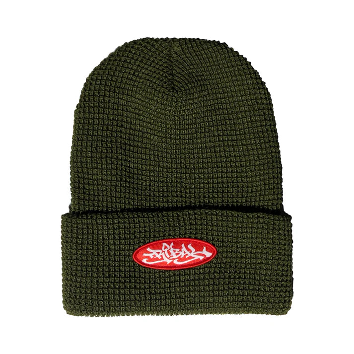 OVAL - Verde - Waffle Knit Beanie