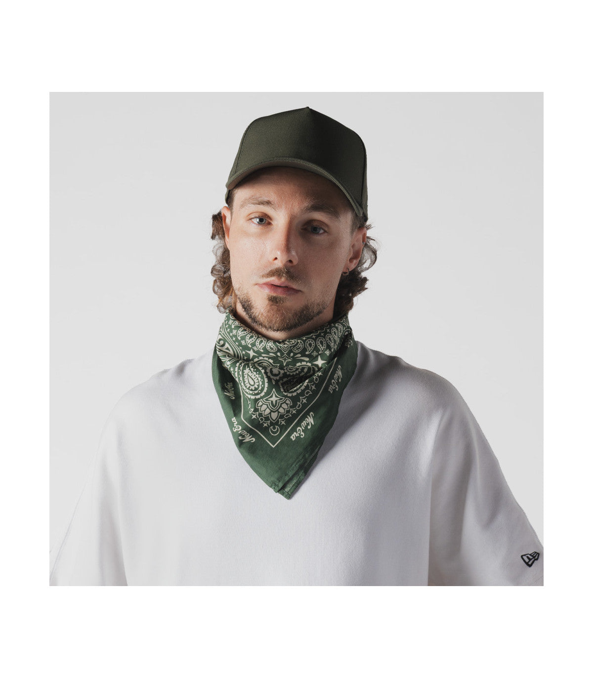 Bandana New Era Bandana Paisley Bandana Verde