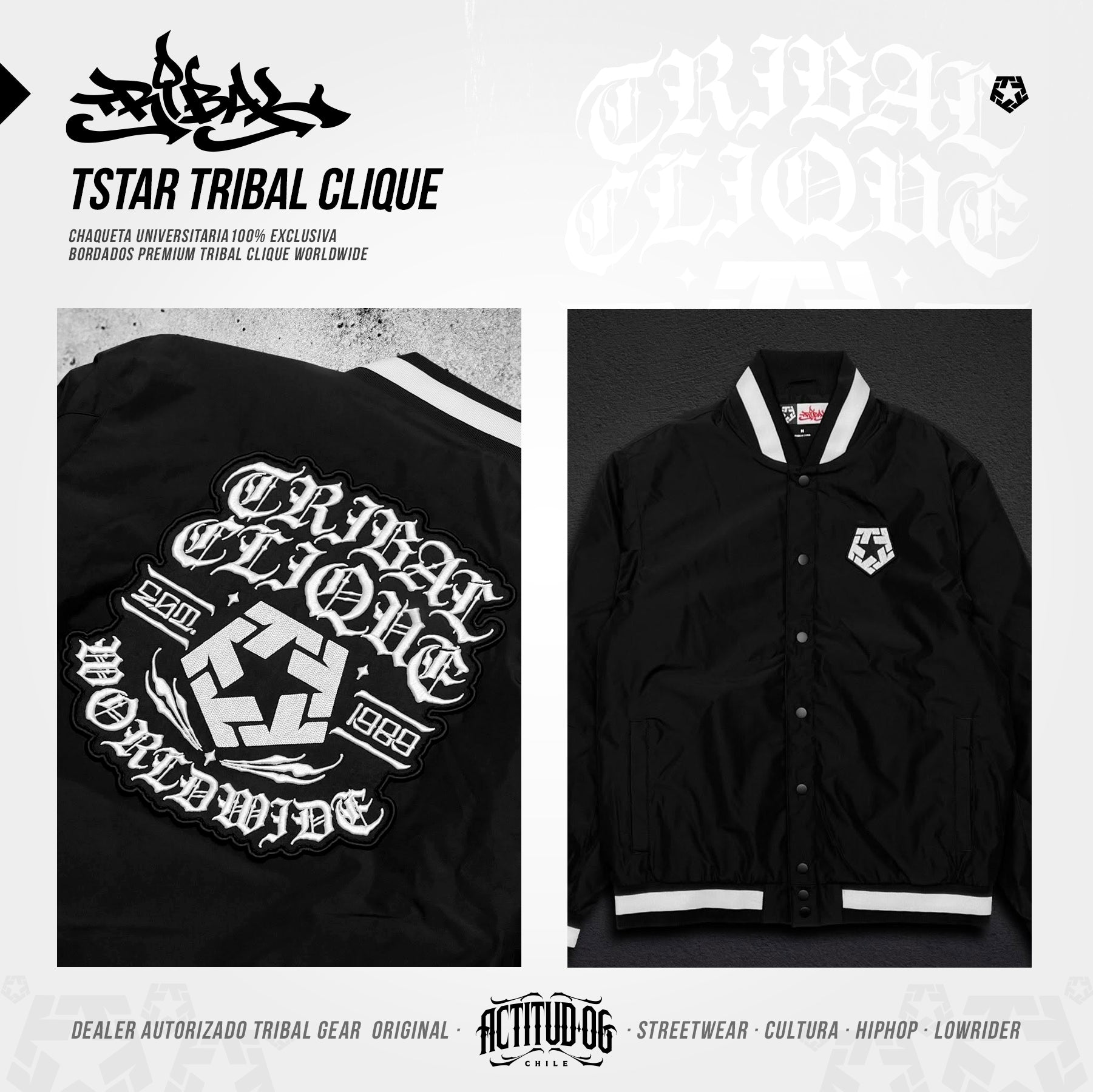 Tstar Tribal Clique - Chaqueta Universitaria