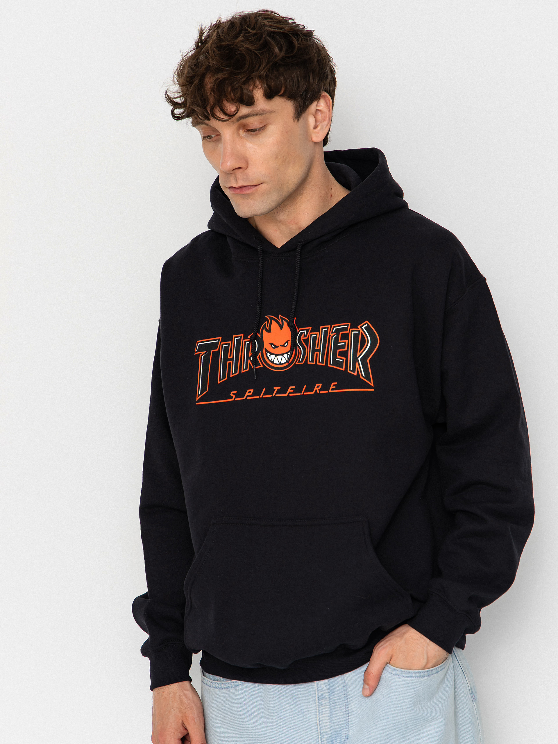 Thrasher x Spitfire - Big Head Outline