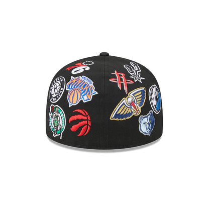 Logotipo da NBA All Over 59FIFTY Fechado