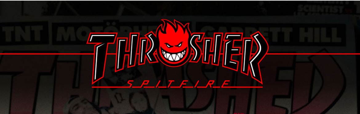 Thrasher x Spitfire - Big Head Outline