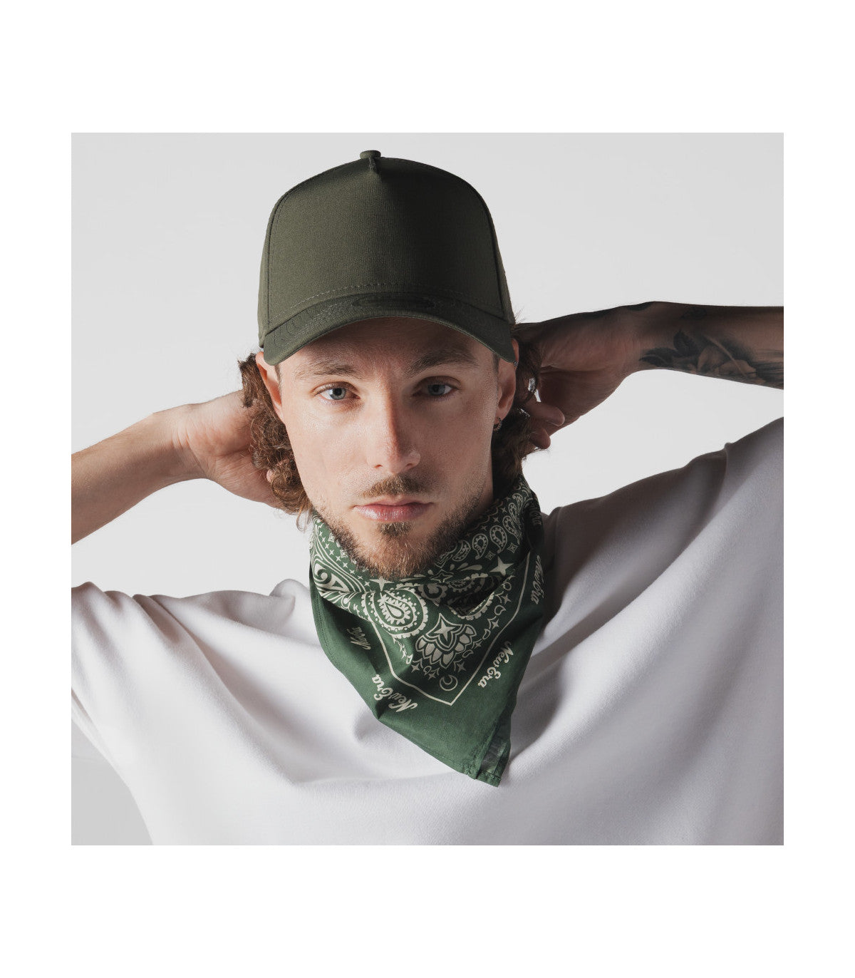 Bandana New Era Bandana Paisley Bandana Verde