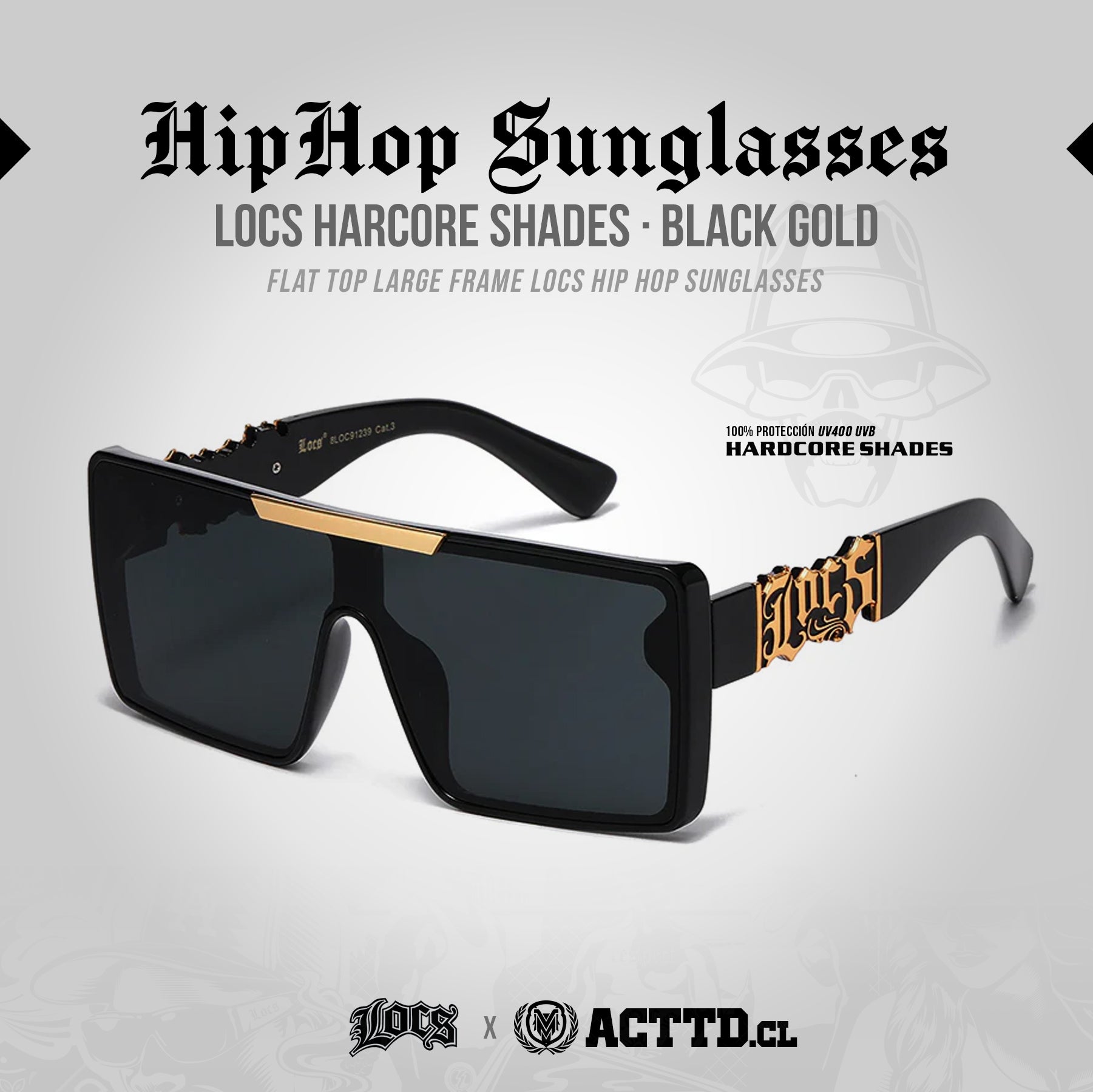 Hiphop Gafas Locs Hardcore Shades
