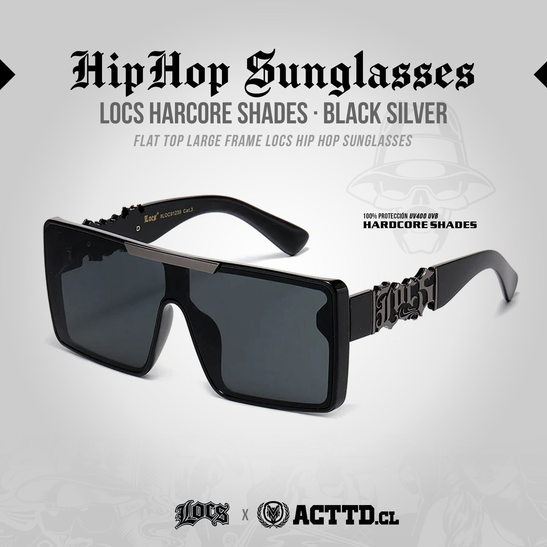 Hiphop Gafas Locs Hardcore Shades