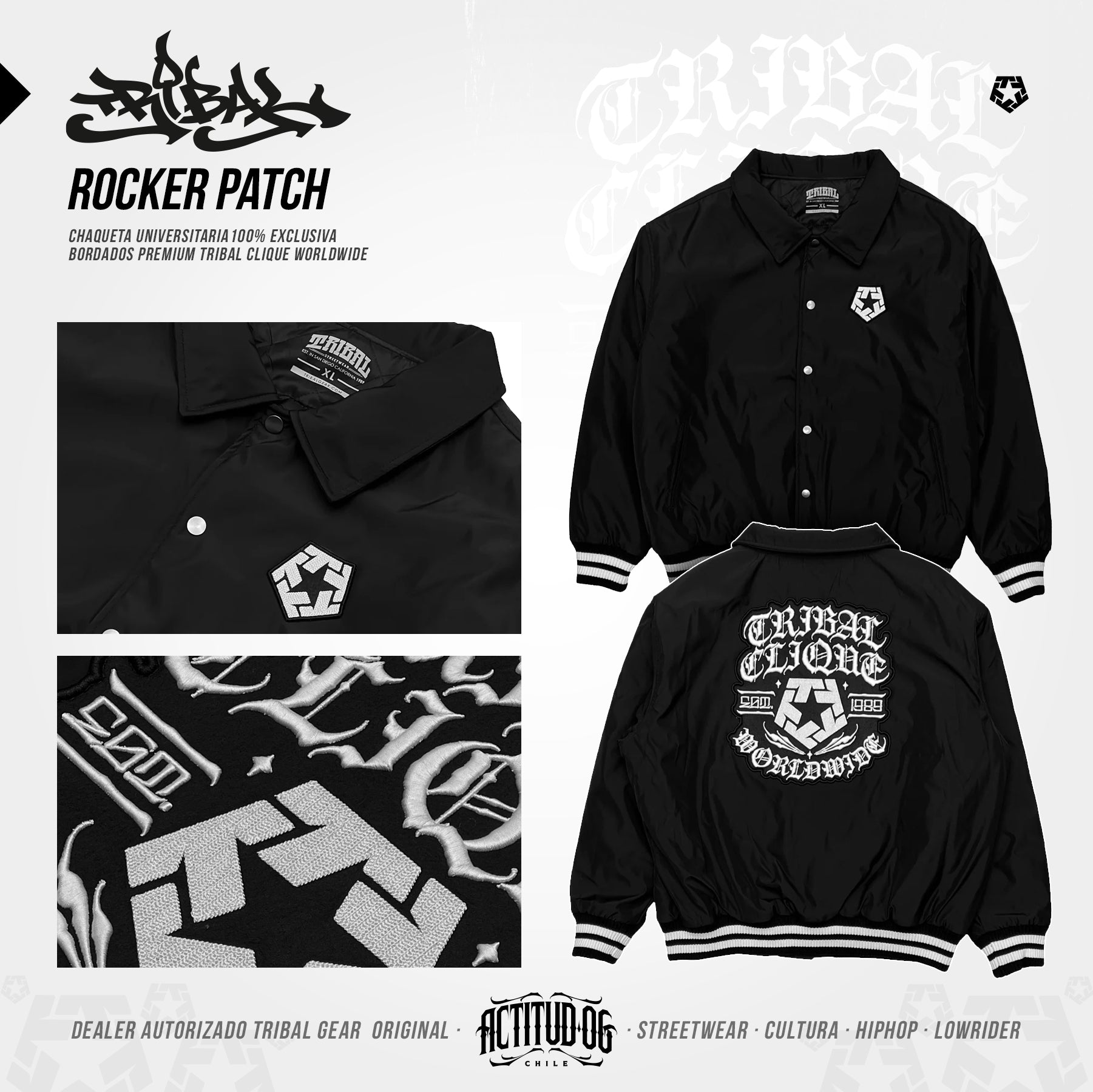 Rocker Patch - Chaqueta Universitaria
