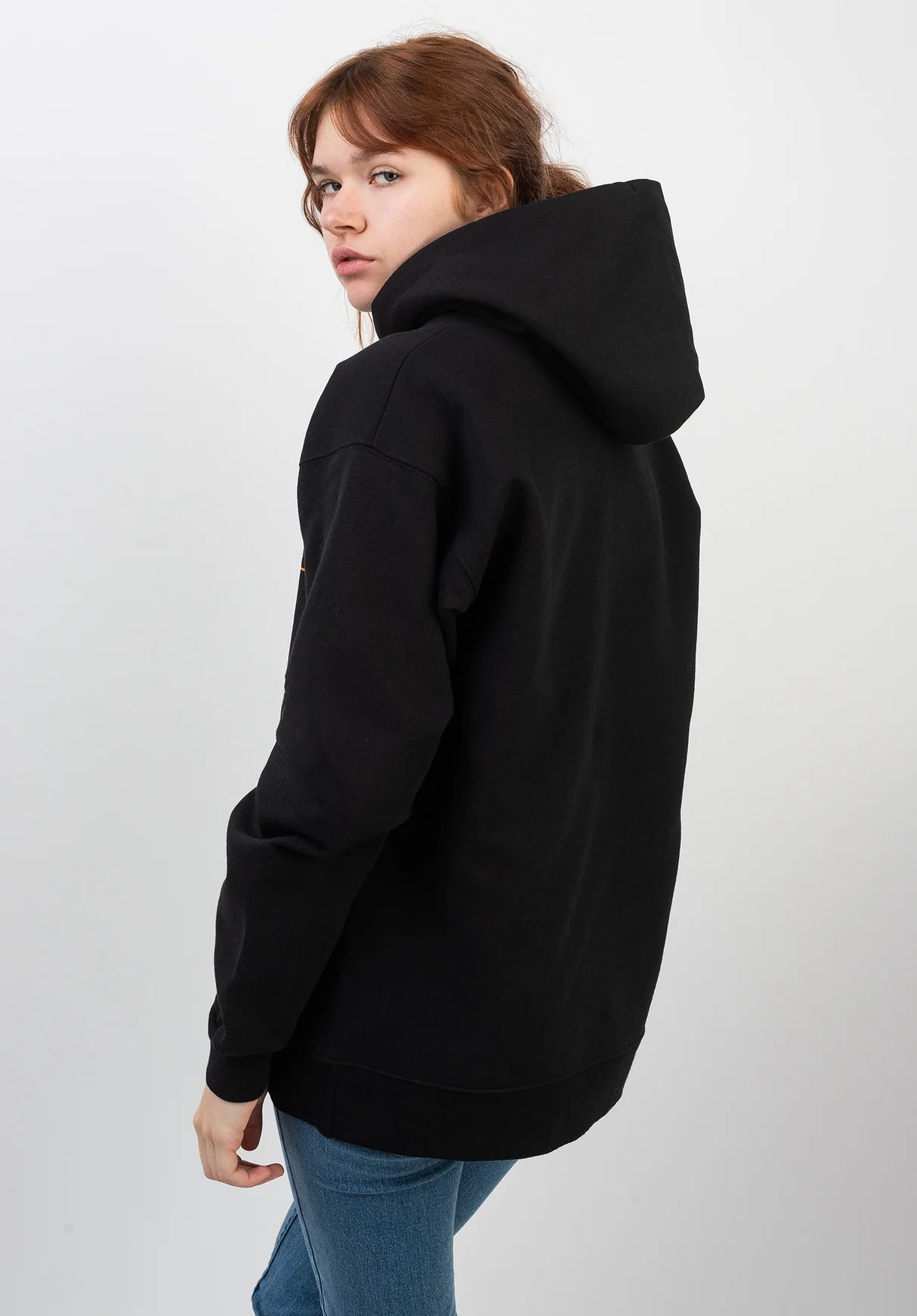 Thrasher - Polerón Canguro Flame Logo Black