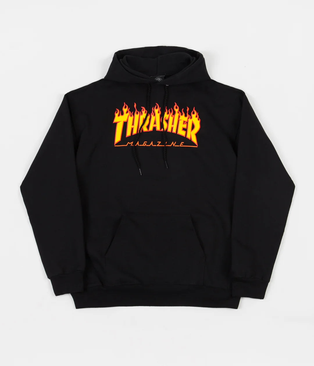 Thrasher - Polerón Canguro Flame Logo Black
